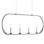 Люстра линейная в овальной раме Traditional Clean Lines варинант исполнения - 2 | Loft Concept в Барнауле