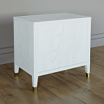 Тумба прикроватная с двумя ящиками Elsa Dreams White варинант исполнения - 4 | Loft Concept в Барнауле