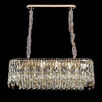 Люстра овальная с хрустальными подвесками Roul Crystal Light варинант исполнения - 1 | Loft Concept в Барнауле