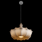 Подвесной светильник с белым фигурным абажуром и мягкими волнистыми краями Cloud Motion  варинант исполнения - 9 | Loft Concept в Барнауле