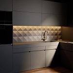 Гипсовая 3D панель с принтографией PM-104 варинант исполнения - 2 | Loft Concept в Барнауле