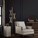 Торшер с абажурами из тонких металлических палочек Wild Thorns варинант исполнения - 4 | Loft Concept в Барнауле