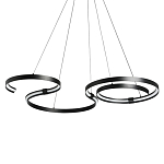 Люстра подвесная светодиодная в виде волнообразной ленты Ribbon Vortex варинант исполнения - 1 | Loft Concept в Барнауле