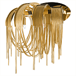 Бра с металиическими цепочками и дугообразными элементами Atlantis Chain варинант исполнения - 9 | Loft Concept в Барнауле