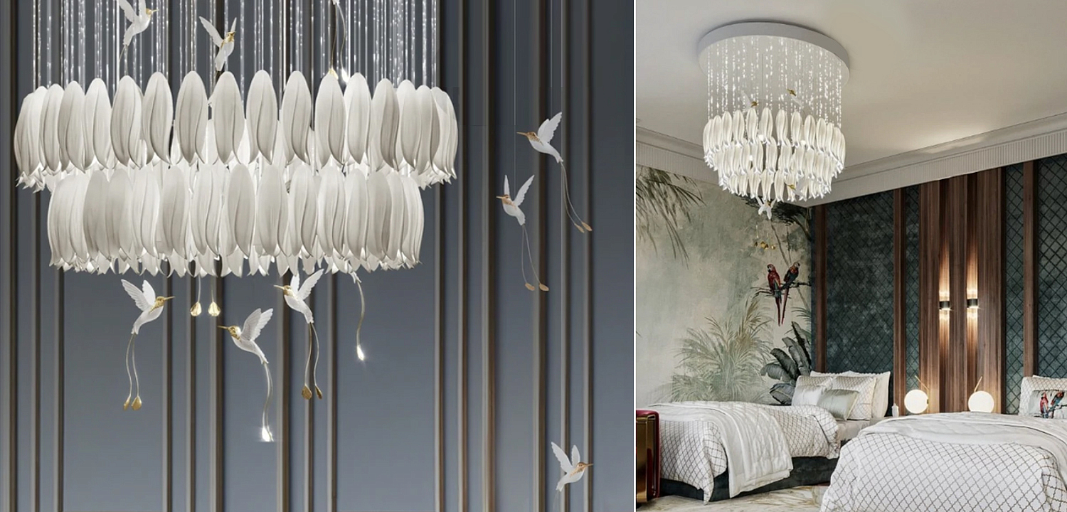Люстра c Птичками Колибри Sagarti Contemporary chandelier ALBA Flowers & Birds Люстра c Птичками Колибри Sagarti Contemporary chandelier ALBA Flowers & Birds - Loft-Concept в Барнауле