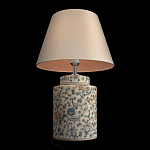 Настольная лампа цилиндрическая с цветочной росписью Lamp Flower Painting варинант исполнения - 5 | Loft Concept в Барнауле
