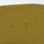 Кресло велюровое горчичного цвета Diaspro Mustard Armchair варинант исполнения - 5 | Loft Concept в Барнауле