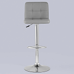 Барный стул с сиденьем серого цвета Honory варинант исполнения - 3 | Loft Concept в Барнауле