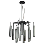 Люстра со стеклянными цилиндрическими плафонами Luminous Cylinders Smoky варинант исполнения - 2 | Loft Concept в Барнауле