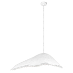 Подвесной светильник с асимметричным волнообразным абажуром и фактурной бахромой по краю Tactile Line варинант исполнения - 8 | Loft Concept в Барнауле