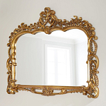 Зеркало настенное в ажурной раме в стиле барокко Ornate Ornaments варинант исполнения - 2 | Loft Concept в Барнауле