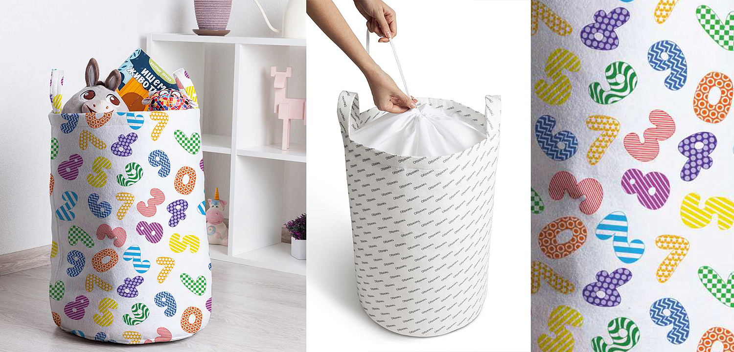 Корзина Colored Numbers Basket Корзина Colored Numbers Basket - Loft-Concept в Барнауле