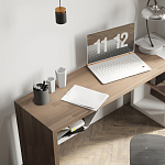 Письменный стол прямоугольный с полочкой под столешницей EcoComb варинант исполнения - 3 | Loft Concept в Барнауле