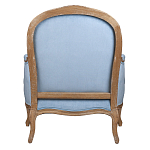 Кресло Ava Classical Armchair light blue velour варинант исполнения - 3 | Loft Concept в Барнауле
