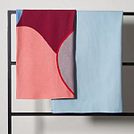 Плед из хлопка с абстрактным принтом Elysian Flow Ember варинант исполнения - 6 | Loft Concept в Барнауле