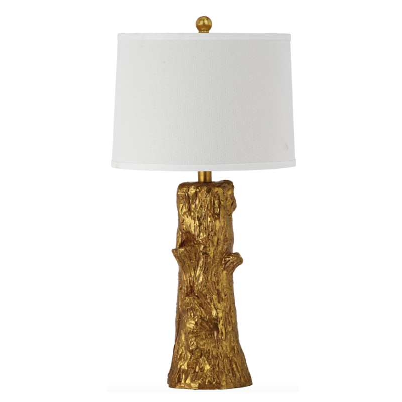 Настольная лампа Gold Stump Глянцевое золото Белый Настольная лампа Gold Stump Глянцевое золото Белый в Барнауле | Loft Concept