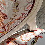 Стул из массива бука бежевый с растительным орнаментом Raffael Angel Beige Chair варинант исполнения - 3 | Loft Concept в Барнауле