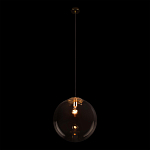 Подвесной светильник со стеклянным прозрачным плафоном в форме шара и золотыми металлическим акцентами 30 ClassiCon варинант исполнения - 3 | Loft Concept в Барнауле