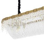 Люстра с хрустальными подвесками Riche Crystal Metal Chandelier 12 варинант исполнения - 3 | Loft Concept в Барнауле