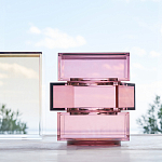 Стол журнальный в форме кубов Acrylic Furniture Lumina Crimson Clarity варинант исполнения - 9 | Loft Concept в Барнауле