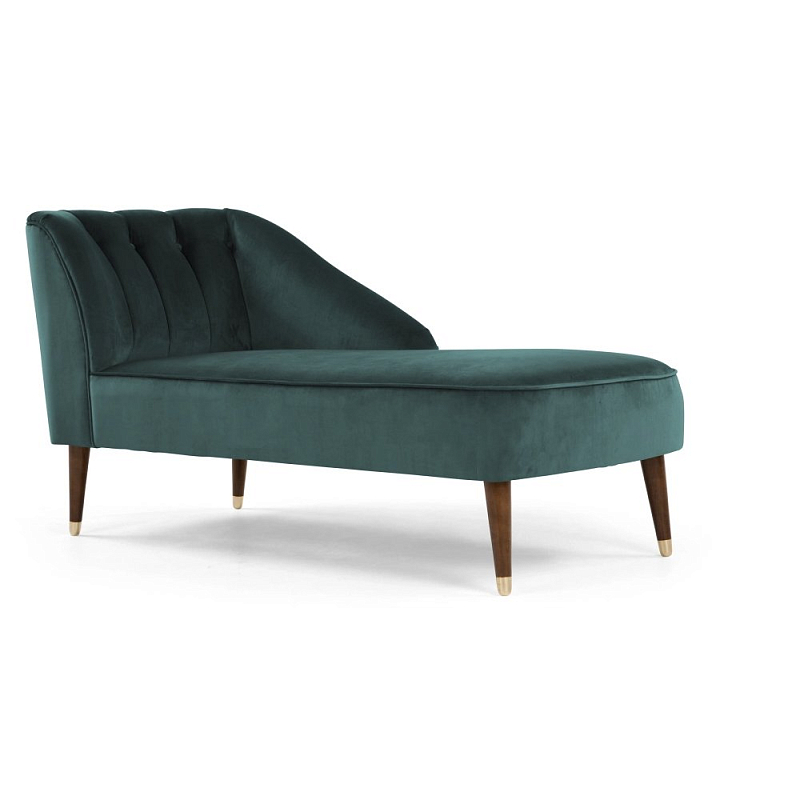 Кушетка Chaise Longue, Peacock Blue Velvet Бирюзовый Кушетка Chaise Longue, Peacock Blue Velvet Бирюзовый в Барнауле | Loft Concept