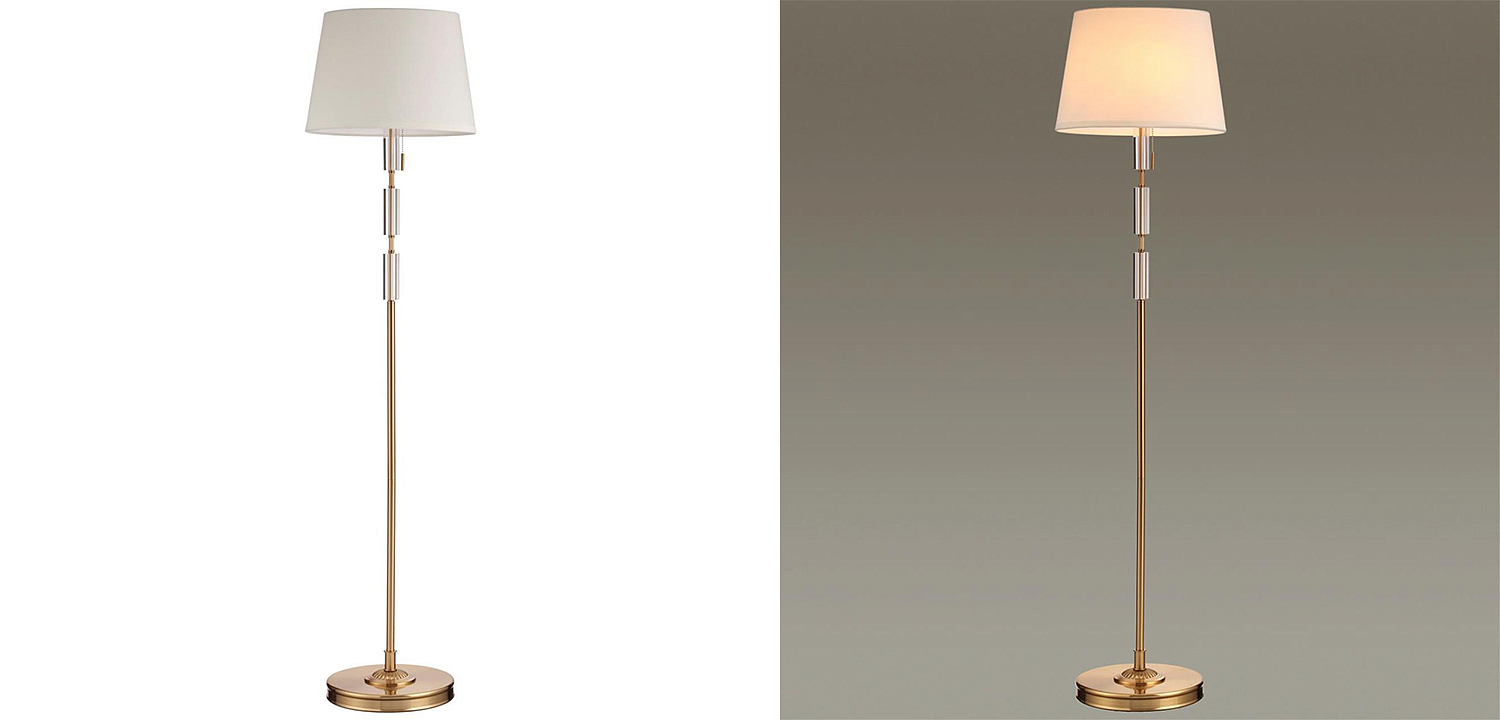 Торшер Ramona White Floor lamp Торшер Ramona White Floor lamp - Loft-Concept в Барнауле