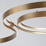 Люстра подвесная светодиодная в виде волнообразной ленты Ribbon Vortex варинант исполнения - 18 | Loft Concept в Барнауле