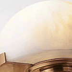 Бра с 2-мя мраморными плафонами на латунном корпусе Light Warm Light варинант исполнения - 2 | Loft Concept в Барнауле