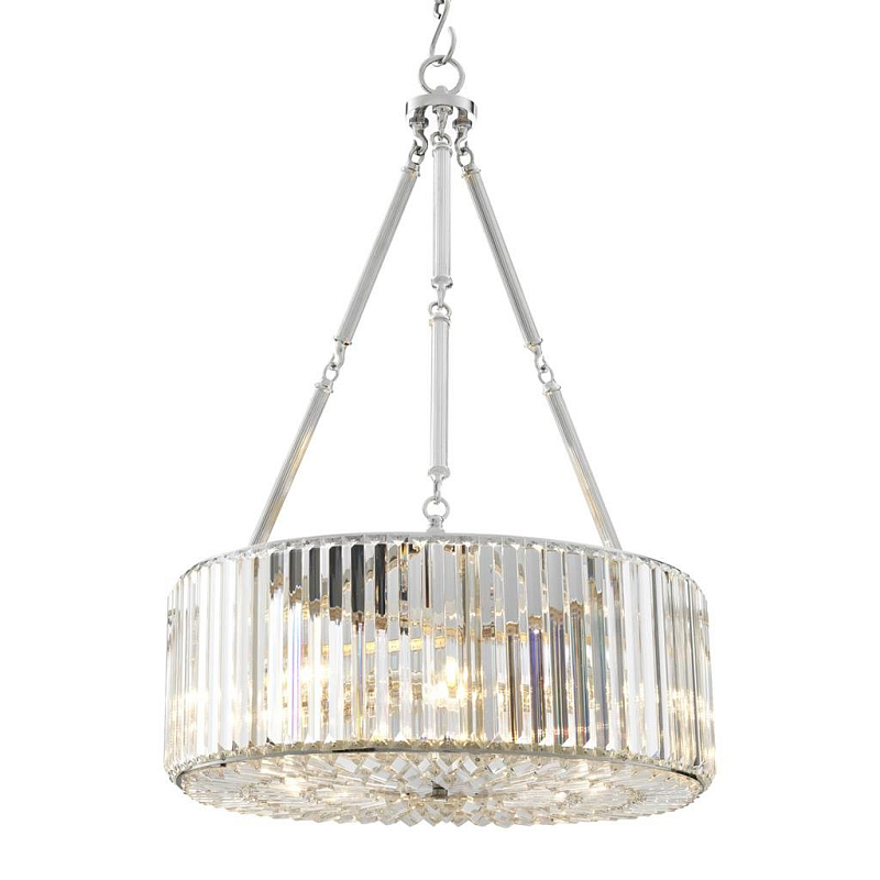 Люстра Chandelier Infinity Nickel Никель Прозрачный (Transparent) в Барнауле | Loft Concept 