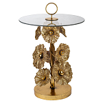 Столик металлический Golden Flower варинант исполнения - 1 | Loft Concept в Барнауле