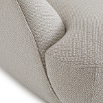 Полукруглое кресло из обивки меланж Halle Melange Armchair варинант исполнения - 8 | Loft Concept в Барнауле
