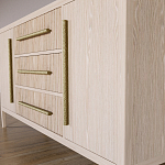 Буфет Primo с тремя ящиками и двумя фасадами Светлый дуб варинант исполнения - 7 | Loft Concept в Барнауле