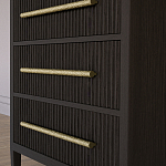 Комод Primo с 3 выдвижными ящиками Темный орех варинант исполнения - 3 | Loft Concept в Барнауле