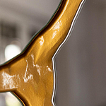 Зеркало кругле с декоративной золотой вставкой Golden Tree варинант исполнения - 2 | Loft Concept в Барнауле