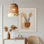 Люстра круглая плетеная с кисточками Small Solar Glow варинант исполнения - 1 | Loft Concept в Барнауле