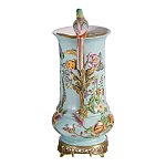 Ваза с птичкой из фарфора с бронзовыми элементами Garden of Eden варинант исполнения - 3 | Loft Concept в Барнауле