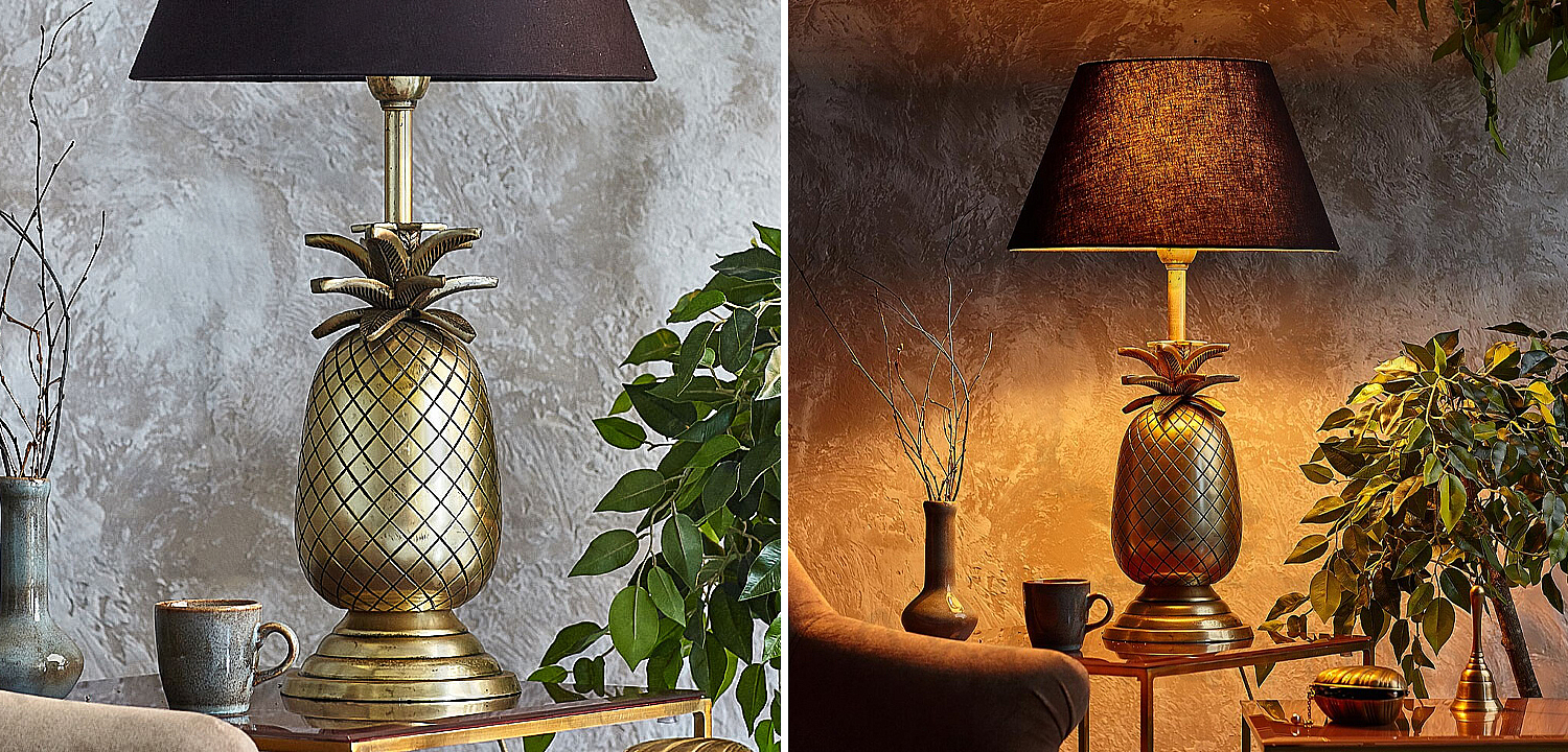 Настольная лампа Pineapple Lampshade Table Lamp Настольная лампа Pineapple Lampshade Table Lamp - Loft-Concept в Барнауле