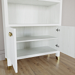 Книжный Стеллаж Elsa Dreams White с задней стенкой варинант исполнения - 3 | Loft Concept в Барнауле