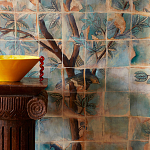 Обои ручная роспись Braganza Standard colourway on dyed paper варинант исполнения - 1 | Loft Concept в Барнауле