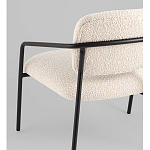 Кресло лаунж Rooney букле белый варинант исполнения - 3 | Loft Concept в Барнауле