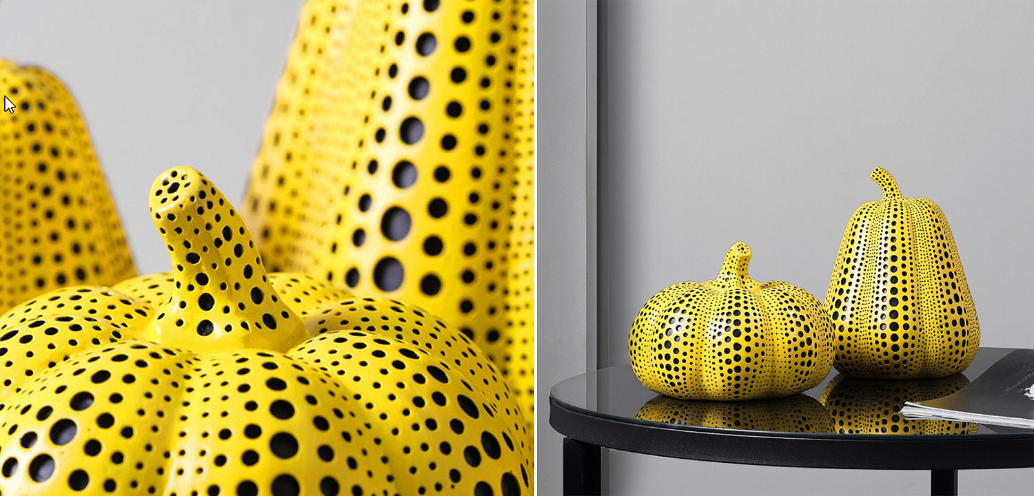 Статуэтка тыквы Kusama Yayoi II Статуэтка тыквы Kusama Yayoi II - Loft-Concept в Барнауле