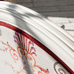 Кресло из массива бука бежевое с растительным орнаментом Raffael Beige Floral Armchair варинант исполнения - 5 | Loft Concept в Барнауле