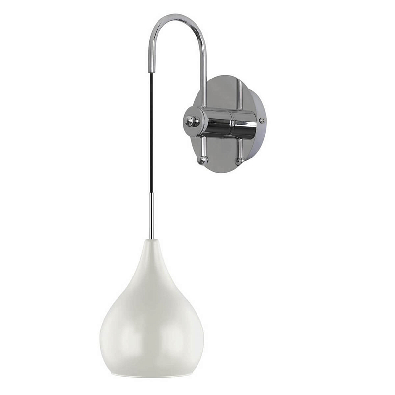 Бра Candiano Milk Sconces Белый Хром Бра Candiano Milk Sconces Белый Хром в Барнауле | Loft Concept