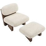 Кресло с оттоманкой Hawaii варинант исполнения - 2 | Loft Concept в Барнауле