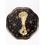 Шкатулка черного цвета с крышкой с фигуркой льва Eden Garden варинант исполнения - 5 | Loft Concept в Барнауле