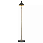 Торшер с плафоном в форме купола в сочетании черного и золотистого цвета Minimalist Execution варинант исполнения - 3 | Loft Concept в Барнауле