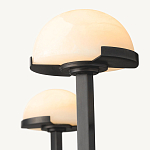 Люстрас 6-ю мраморными плафонами в форме купола Light Warm Light варинант исполнения - 1 | Loft Concept в Барнауле