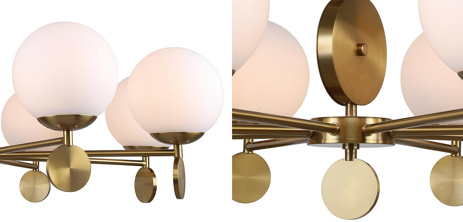 Люстра Kyran Chandelier Bronze 8 Люстра Kyran Chandelier Bronze 8 - Loft-Concept в Барнауле