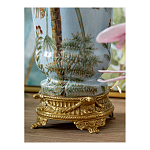 Ваза из фарфора с бронзовыми элементами Tropical Garden варинант исполнения - 5 | Loft Concept в Барнауле