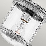 Потолочный светильник для ванных комнат с цилиндрическим стеклянным плафоном и одной лампой Hinkley варинант исполнения - 16 | Loft Concept в Барнауле